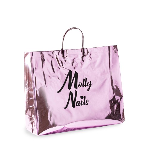Torba lunchowa glossy pink Molly Nails 1.jpg