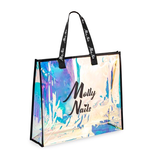 Torba lunchowa holo premium czarna Molly Nails 1.jpg