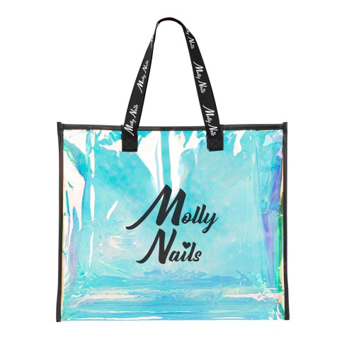 Torba lunchowa holo premium czarna Molly Nails 2.jpg