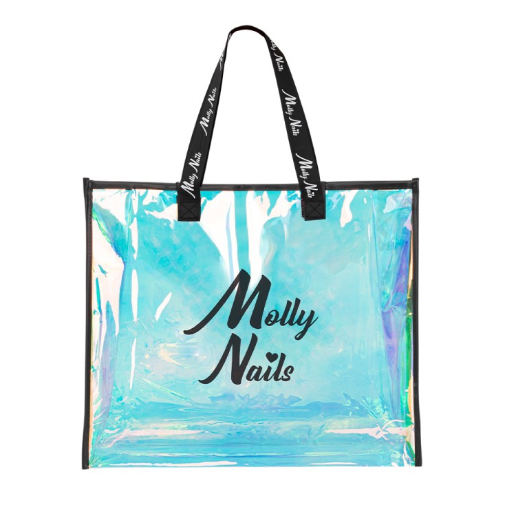Torba lunchowa holo premium czarna Molly Nails 2.jpg