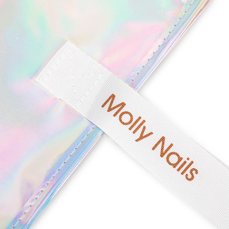 Torba lunchowa holo premium biała Molly Nails 3.jpg