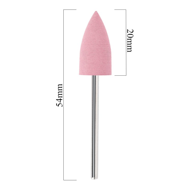 Frez gumowy różowy płomieniowy srebrny trzpień G1020K 3.jpg