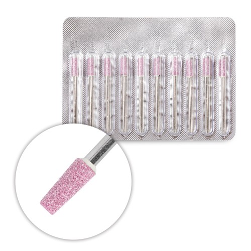 Zestaw frezów kamiennych ścięty stożek różowy Nr 5 10 szt 1.jpg