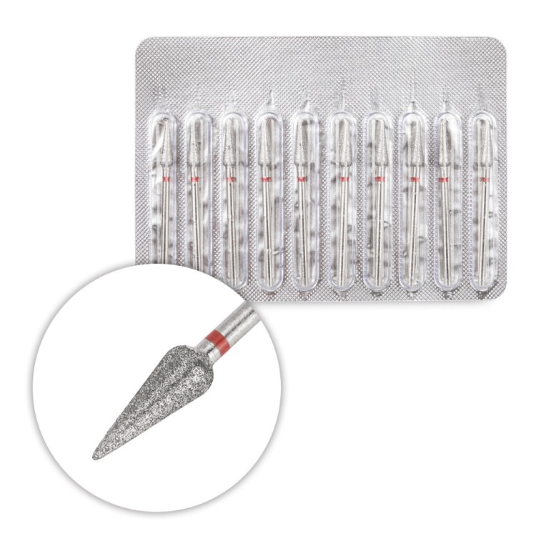 Zestaw frezów diamentowych gruszka czerwony delikatny 10 szt 1.jpg