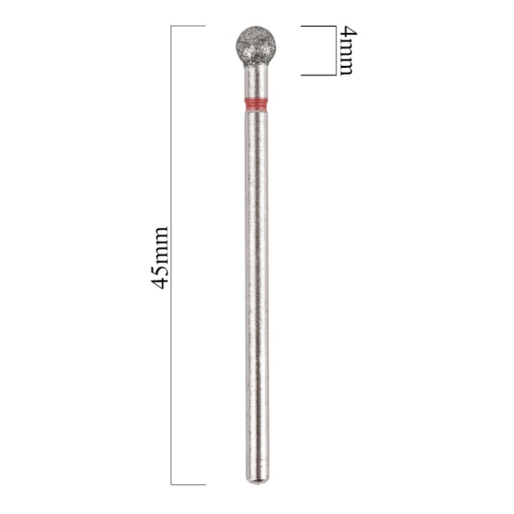 Zestaw frezów diamentowych kulka 4 mm czerwony delikatny 10 szt 4.jpg