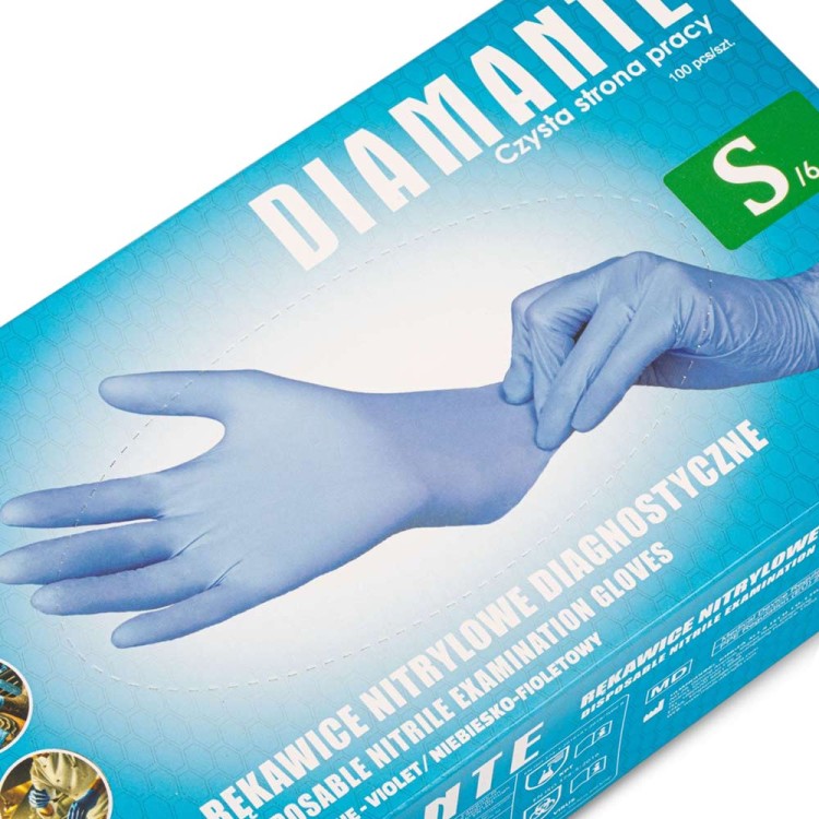 Rękawiczki nitrylowe diagnostyczne i ochronne Diamante S 3.jpg