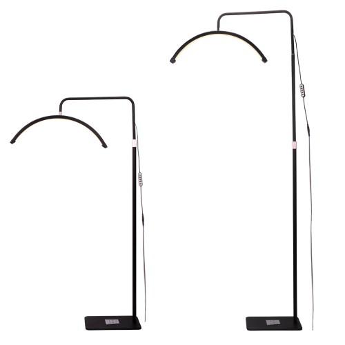 Lampa kosmetyczna LED łuk 36W podłogowa bezcieniowa Moon Light czarna DZM 7X 2.jpg