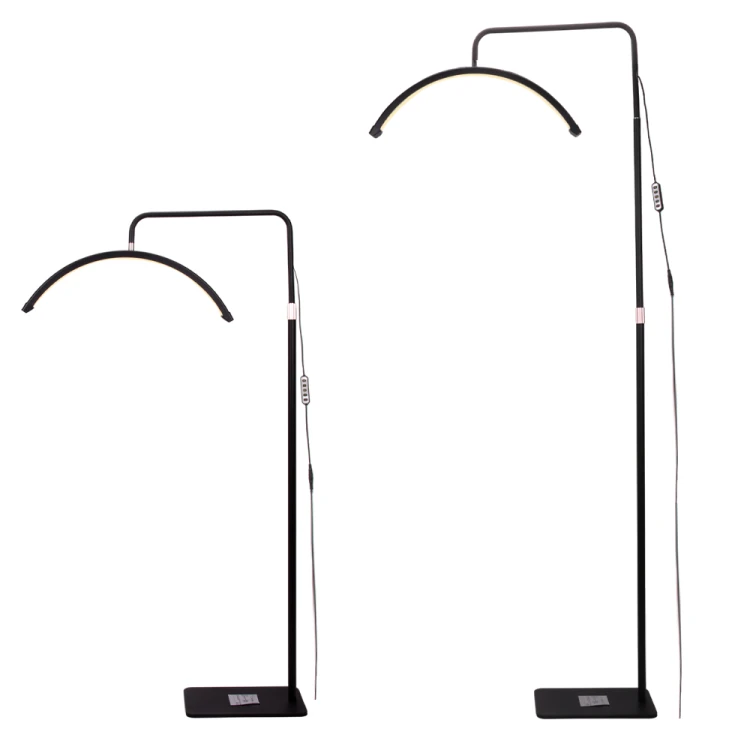 Lampa kosmetyczna LED łuk 36W podłogowa bezcieniowa Moon Light czarna DZM 7X 2.jpg
