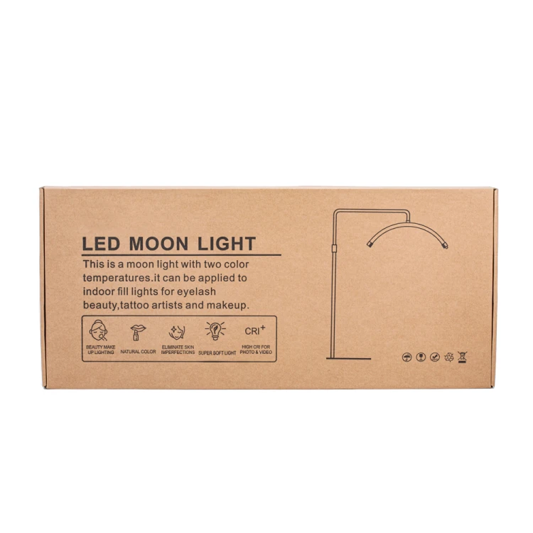 Lampa kosmetyczna LED łuk 36W podłogowa bezcieniowa Moon Light czarna DZM 7X 10.jpg