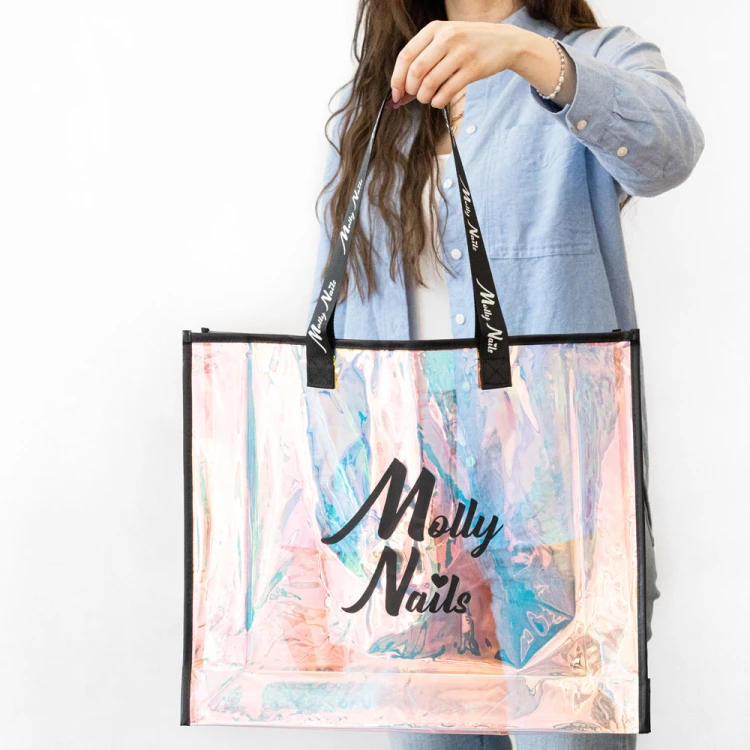 Torba lunchowa holo premium czarna Molly Nails 4.jpg