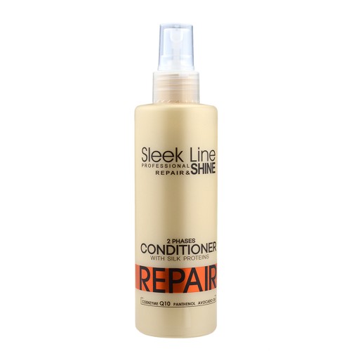 Dwufazowa odżywka do włosów suchych i zniszczonych Stapiz Sleek Line Repair 200 ml 1.jpg
