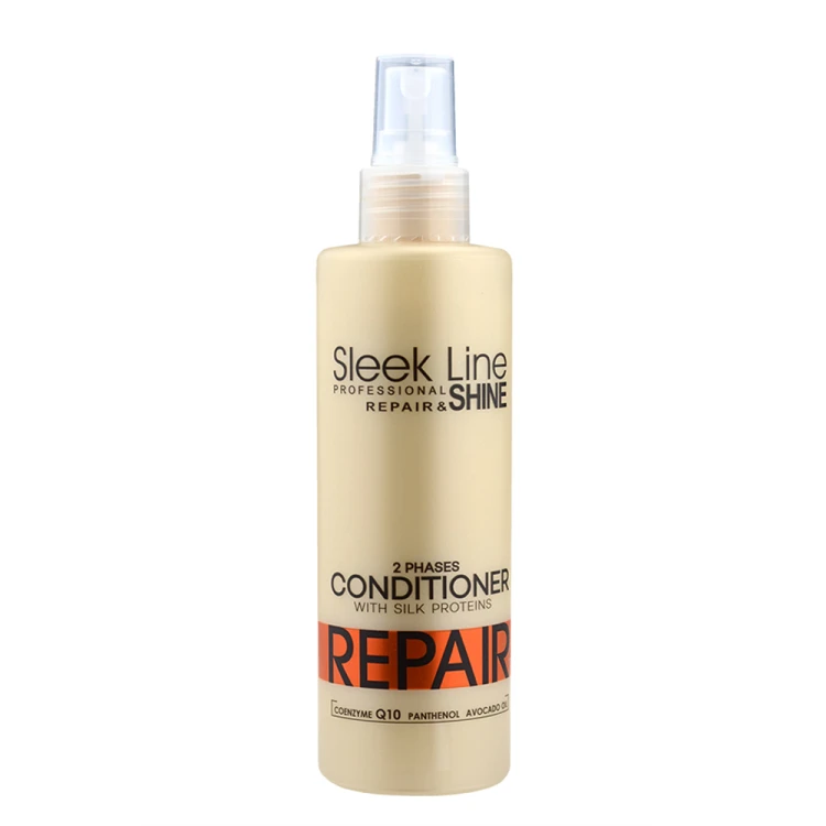 Dwufazowa odżywka do włosów suchych i zniszczonych Stapiz Sleek Line Repair 200 ml 1.jpg