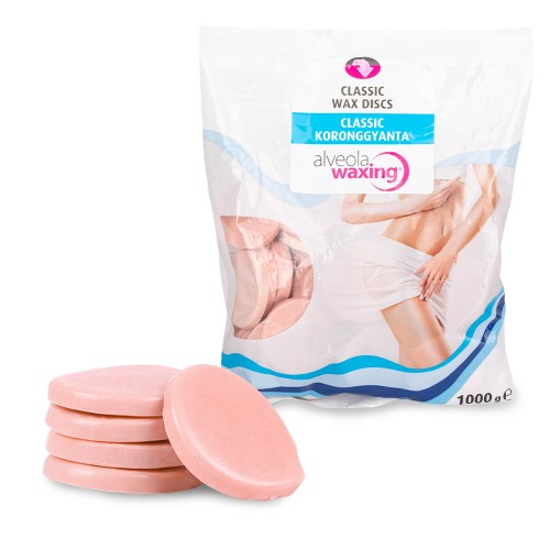 Wosk do depilacji krążek do depilacji bezpaskowej Xanitalia różowy 1000g 1.jpg