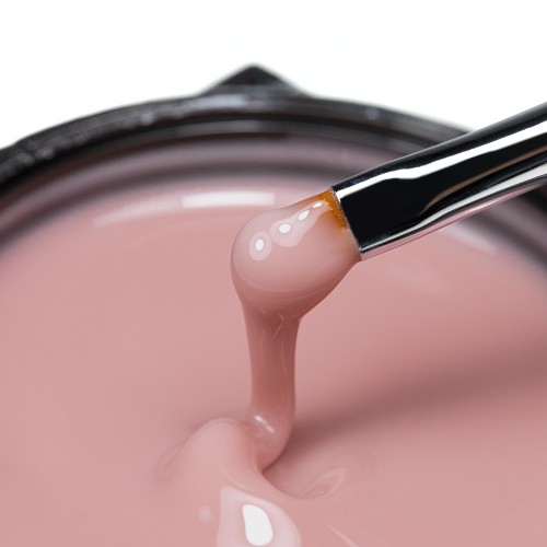 Budujący żel samopoziomujący twardy średniogęsty builder gel self leveling Molly Nails Coffee Blush HEMADi-HEMA Free 50 g (2).jpg