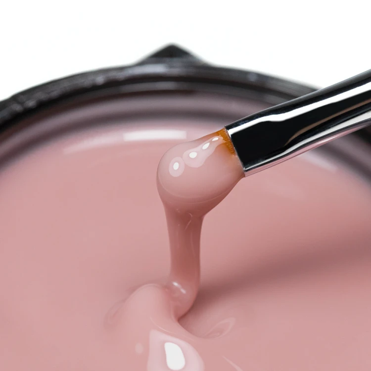 Budujący żel samopoziomujący twardy średniogęsty builder gel self leveling Molly Nails Coffee Blush HEMADi-HEMA Free 50 g (2).jpg