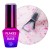 Mleczna baza kauczukowa z różowo metalicznymi płatkami Flakes Rubber Base Milk&Pink Molly Nails HEMADi-HEMA Free 10 gram (5).jpg