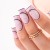 Mleczna baza kauczukowa z różowo metalicznymi płatkami Flakes Rubber Base Milk&Pink Molly Nails HEMADi-HEMA Free 10 gram (9).jpg