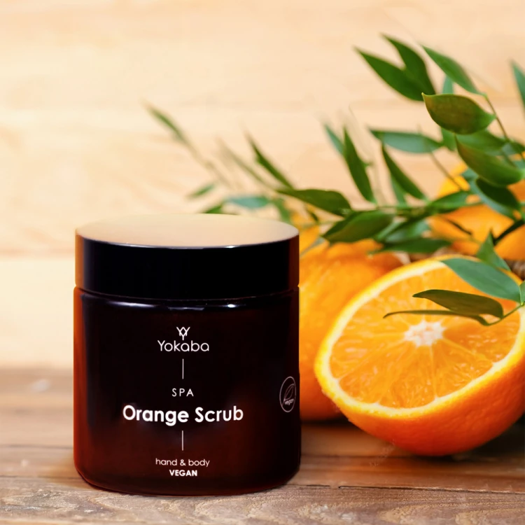 Peeling do ciała, stóp i dłoni Orange Scrub 100ml 3.jpg