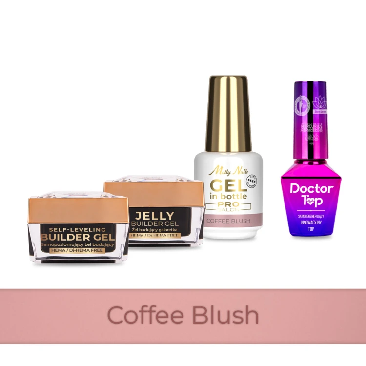 3+1 Coffe Blush 2 żele budujące 15g Gel in Bottle i  Doctor Top 10g.jpg