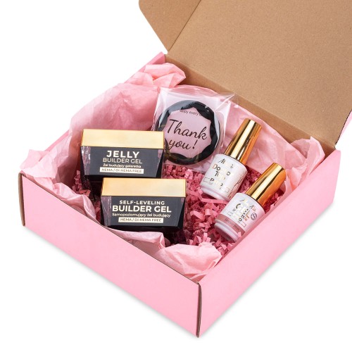 3+1 Smoky Pink 2 żele budujące 50g Gel in Bottle i  Doctor Top 15g bez naklejek 1.jpg
