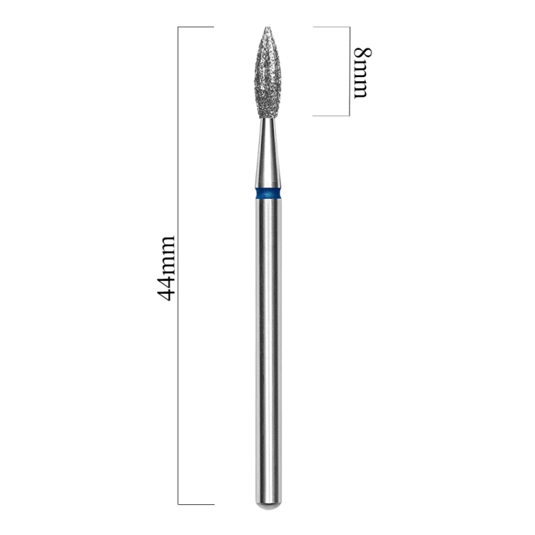 Frez diamentowy płomień ostry niebieski Staleks Expert 2,3 8mm 3.jpg