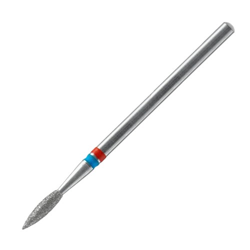 Frez diamentowy DUO płomień ostry czerwono-niebieski Staleks Expert 2,1 8mm 1.jpg