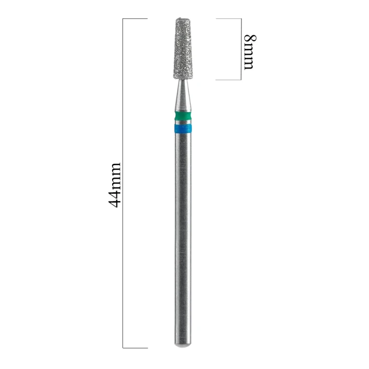 Frez diamentowy DUO stożek niebiesko-zielony Staleks Expert 2,5 8mm 3.jpg