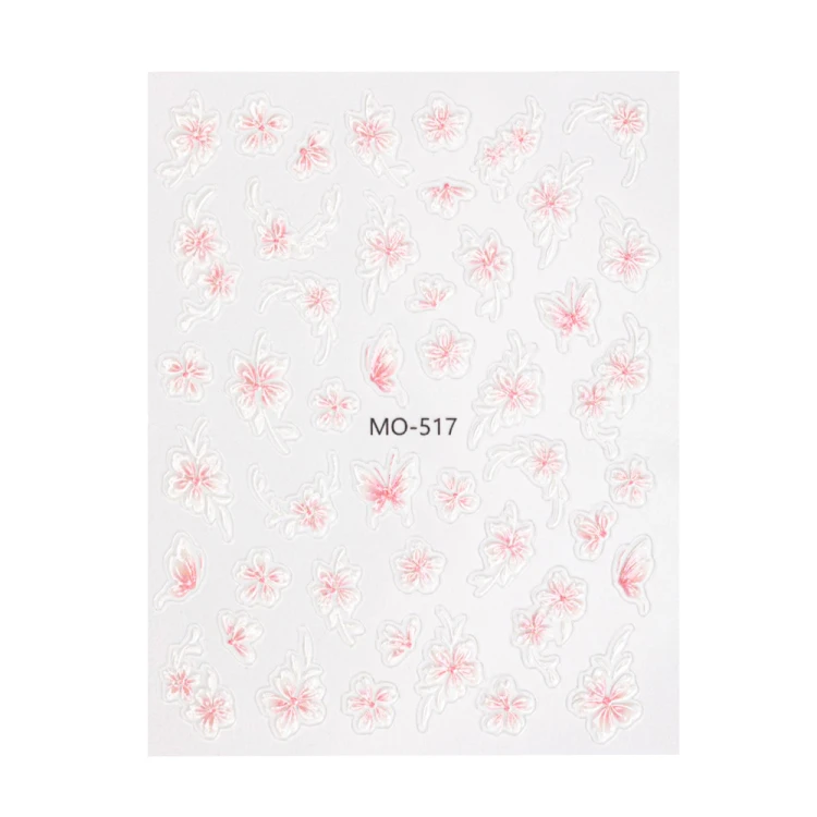 Naklejki do paznokci 5D samoprzylepne kwiaty MO-517 Molly Nails 3.jpg