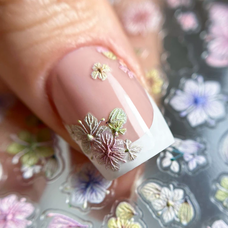 Naklejki do paznokci 5D samoprzylepne kwiaty M-2373 Molly Nails 4.jpg
