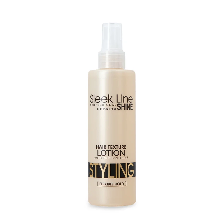 Lotion do układania włosów z jedwabiem Stapiz Styling Sleek Line Hair Texture Lotion 200 ml.jpg