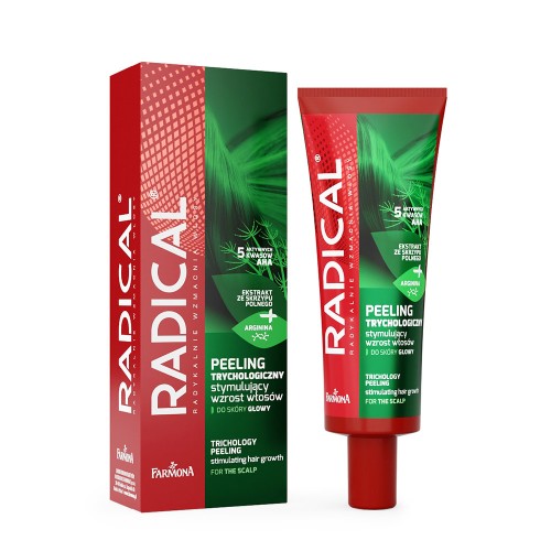 Peeling trychologiczny stymulujący wzrost włosów do skóry głowy Farmona Radical 75 ml 1.jpg