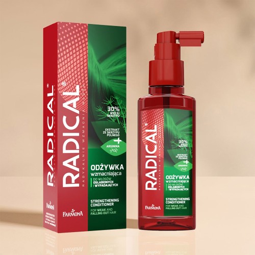 Odżywka wzmacniająca do włosów osłabionych i wypadających Farmona Radical 100 ml 2.jpg