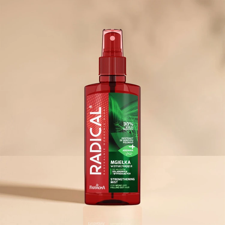 Mgiełka wzmacniająca do włosów osłabionych i wypadających Farmona Radical 200 ml 2.jpg