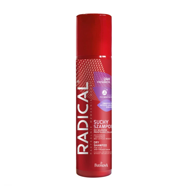 Suchy szampon do włosów przetłuszczających się Farmona Radical Extra Świeżość 180 ml 1.jpg