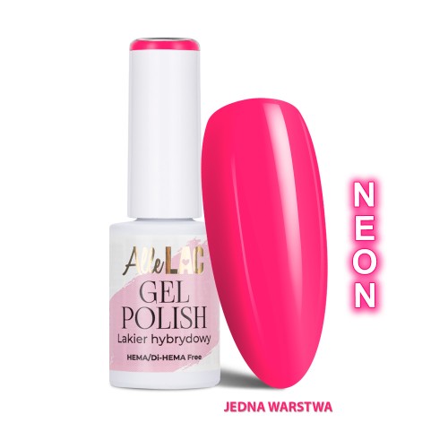 Lakier LED UV Gel Polish Pinks PI36 Hot Flamingo Allelac HEMA Di-HEMA Free 6g 1.jpg
