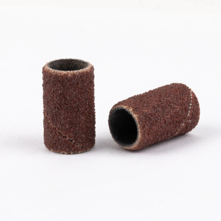 Kapturki do manicure i pedicure mandrele nakładki ścierne cylinder 6mm gradacja #120 AlleMed brązowe 10 szt (3).jpg