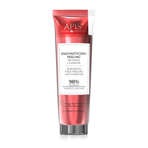 Enzymatyczny peeling do twarzy z żurawiną ŻURAWINOWA WITALNOŚĆ 100ml 1.jpg