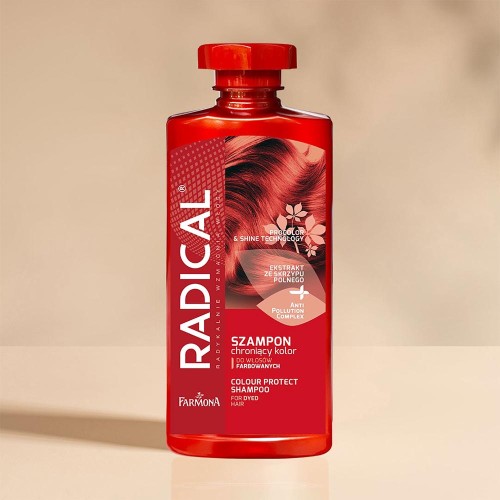 Szampon chroniący kolor do włosów farbowanych i z pasemkami Radical 400ml 2.jpg