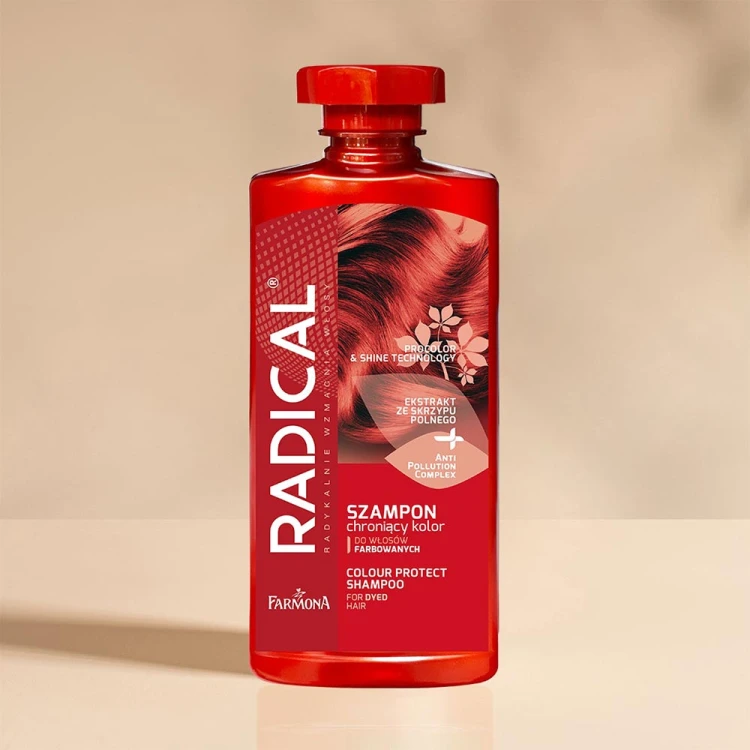 Szampon chroniący kolor do włosów farbowanych i z pasemkami Radical 400ml 2.jpg