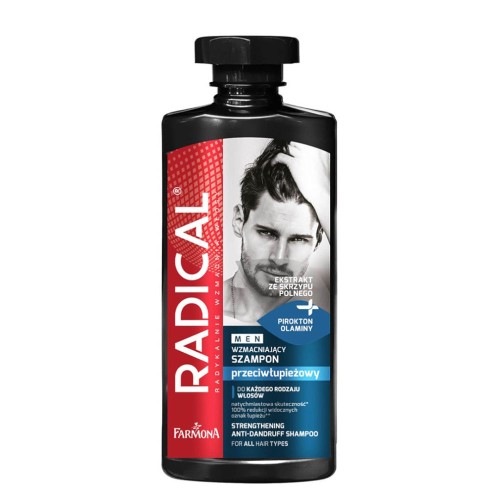 Wzmacniający szampon przeciwłupieżowyMen Radical 400ml 1.jpg