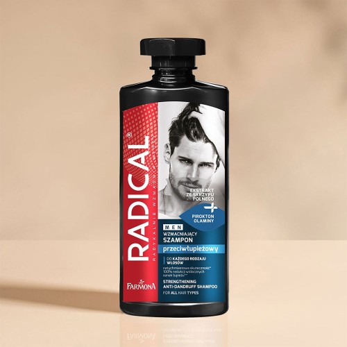 Wzmacniający szampon przeciwłupieżowyMen Radical 400ml 2.jpg