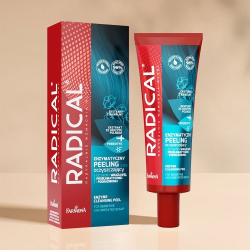 Enzymatyczny peeling oczyszczający do skóry wrażliwej problematycznej i podrażnionej Radical 75ml 2.jpg