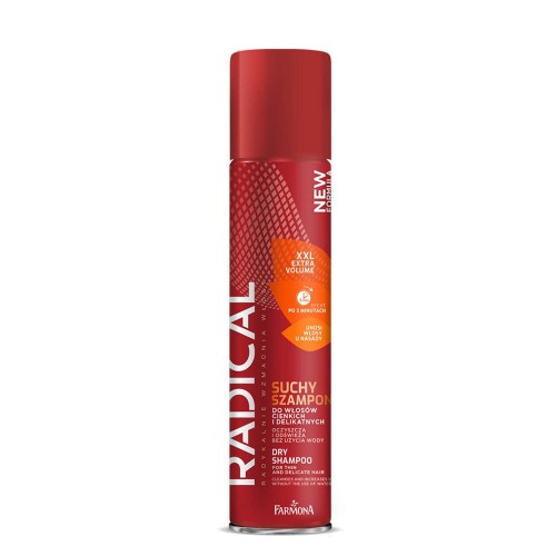Mega Objętość Suchy szampon do włosów cienkich i delikatnych Radical 180ml 1.jpg