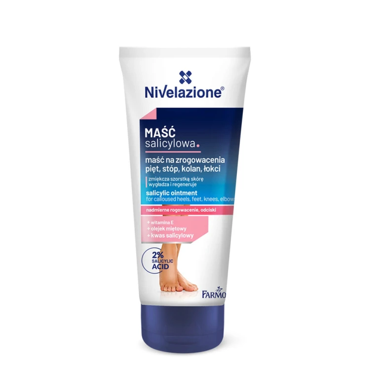 Maść salicylowa na zrogowacenia pięt, stóp oraz kolan i łokci Nivelazione 75 ml 1.jpg