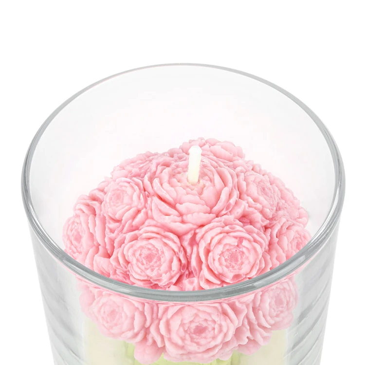 Świeca zapachowa z wosku sojowego ScentLoop Bukiet piwonii Paris 210g 4.jpg