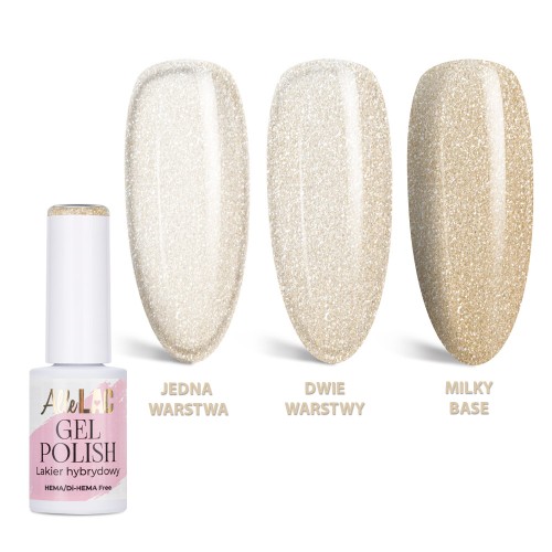 Lakier LED UV Gel Polish Nudes N25 Golden Nude Allelac HEMA Di-HEMA Free 6g 1.jpg