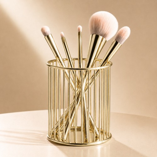 Stojak organizer pojemnik na pędzelki gold Nr 6 2.jpg