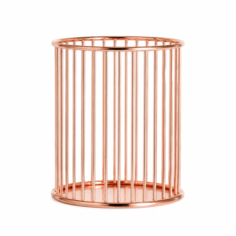 Stojak organizer pojemnik na pędzelki rose gold Nr 5 3.jpg