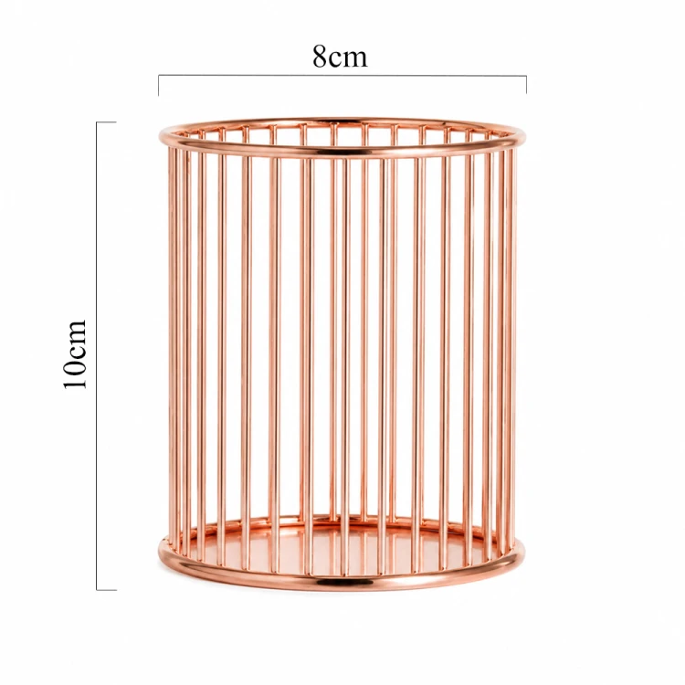 Stojak organizer pojemnik na pędzelki rose gold Nr 5 4.jpg