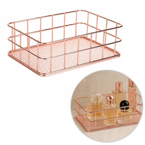 Metalowy organizer koszyk rose gold Nr 1 1.jpg